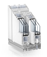 KÖMMERLING PremiDoor 76 Hebe-Schiebetür weiss